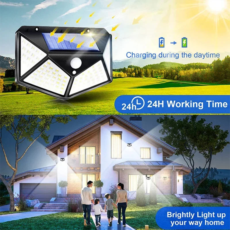Ultra-Bright Solar Motion Security Light